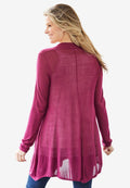 lightweight open front cardigan