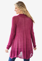 lightweight open front cardigan
