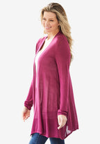 lightweight open front cardigan
