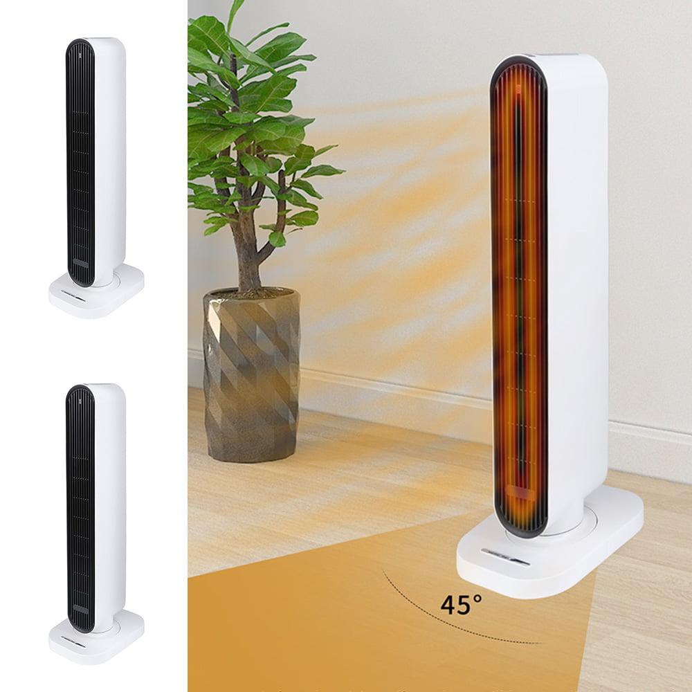 Yipa Portable Heating Tower Instant Space Heater Overheating Protection White Heaters Fan 1500W Whole Room Bedroom Home