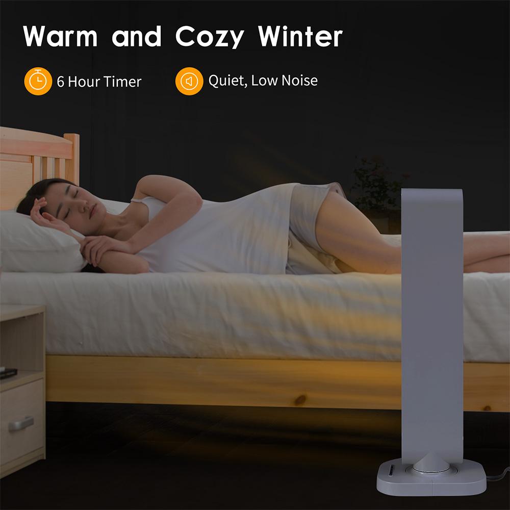 CUH Instant Heating Remote Simple Space Heater Tower Electric Heaters Fan Overheating Protection Home Office