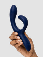 We-Vibe Nova 2 Midnight Blue App Controlled Rechargeable Rabbit Vibrator, Blue | Blue