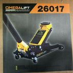 Omega 26017 Aluminum Hybrid Service Jack, 1.5 Ton Lifting Capacity