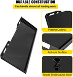 mophorn  1/4" thick plate 3/8" top bar thic quick tach attachment mount plate skid steer bobcat