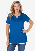 layered-look tee