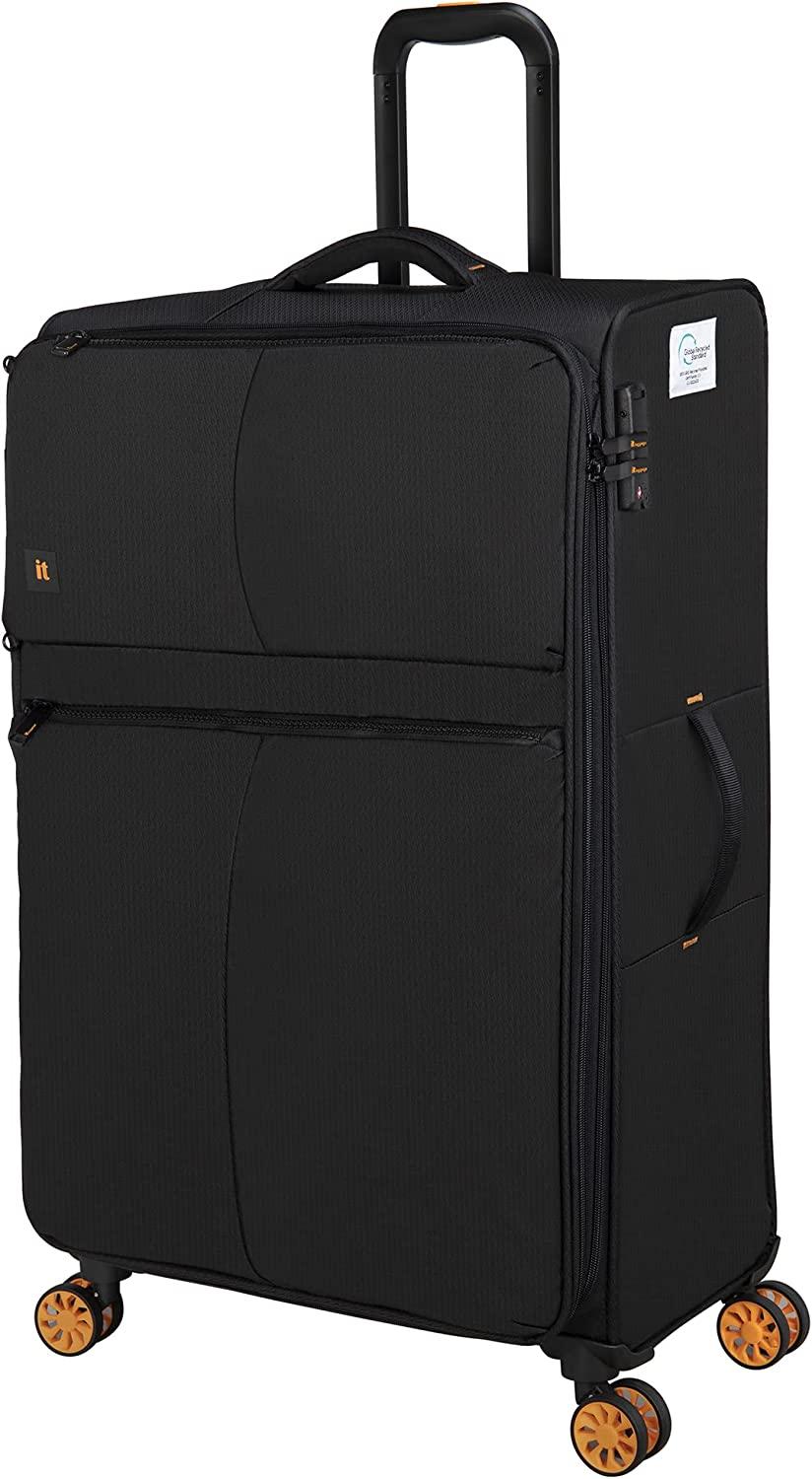 Lykke 32" Softside Checked 8 Wheel Spinner, Black