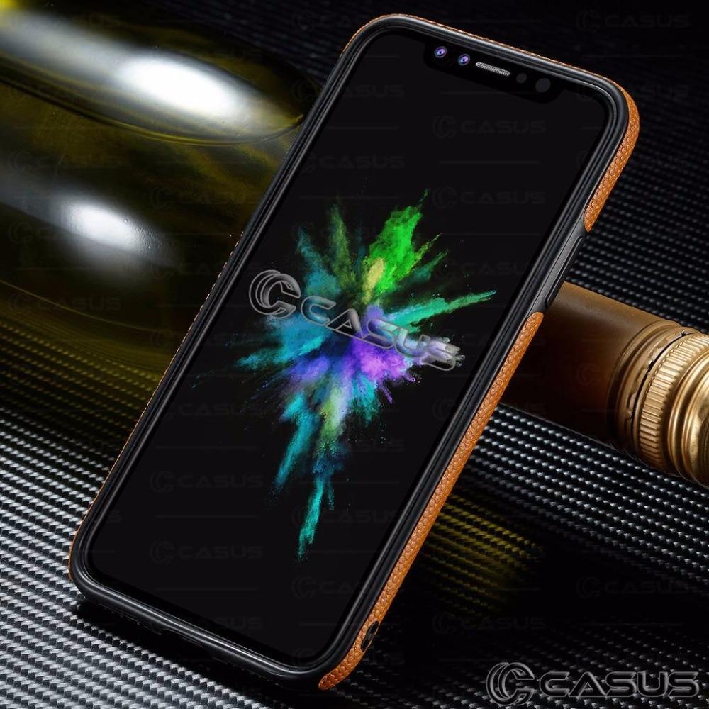 Phone Case - Pu Leather Ultra Thin Back Case Cover for iPhone X XS Max XR
