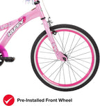 Huffy Kids Bike Go Girl &amp; Ignyte 20 inch,  Connect or Regular Assembly, Kickstand Included