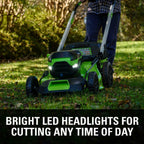 PRO 21 in. 60-Volt Battery Cordless Push Lawn Mower 5.0 Ah Battery Charger