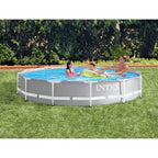 intex 12 foot x 30 inches pool with intex 530 gph pool cartridge filter pump