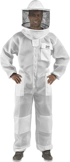 bees &amp; co u83 ultralight beekeeper suit with round veil