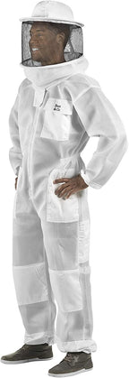 bees &amp; co u83 ultralight beekeeper suit with round veil