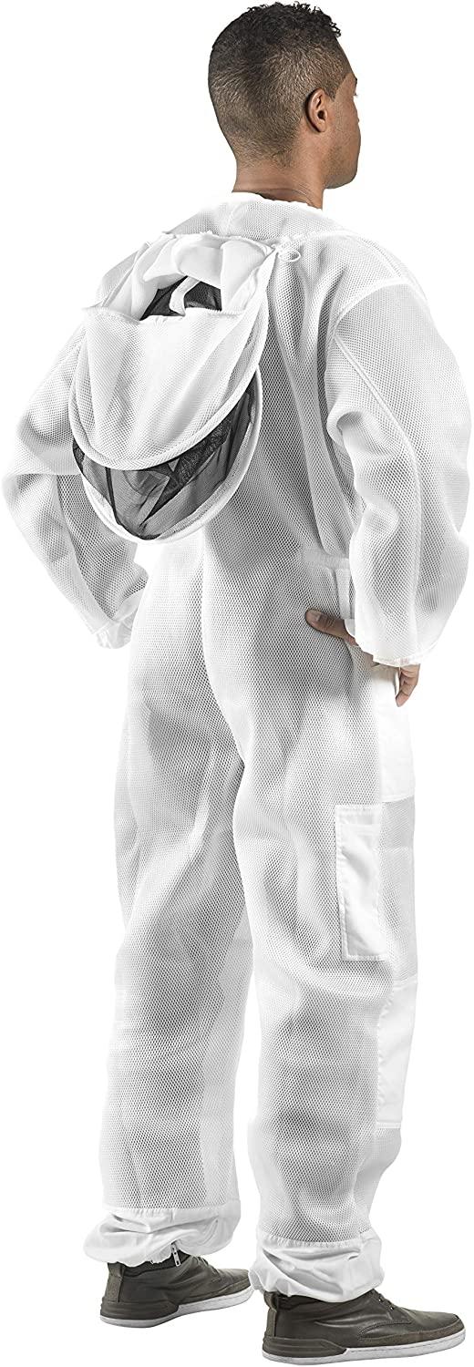 bees &amp; co u83 ultralight beekeeper suit with round veil