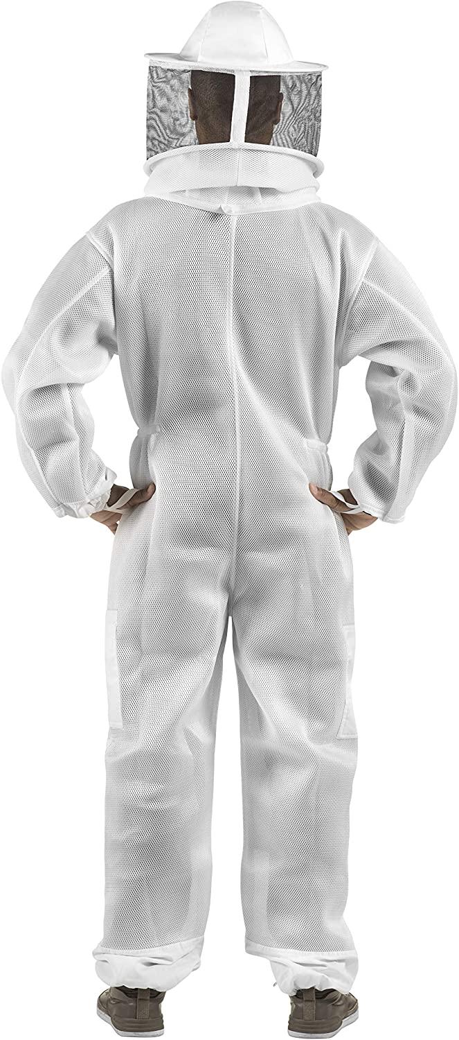 bees &amp; co u83 ultralight beekeeper suit with round veil