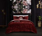 Chic Home Textured 5 Piece Comforter Sets, Queen
