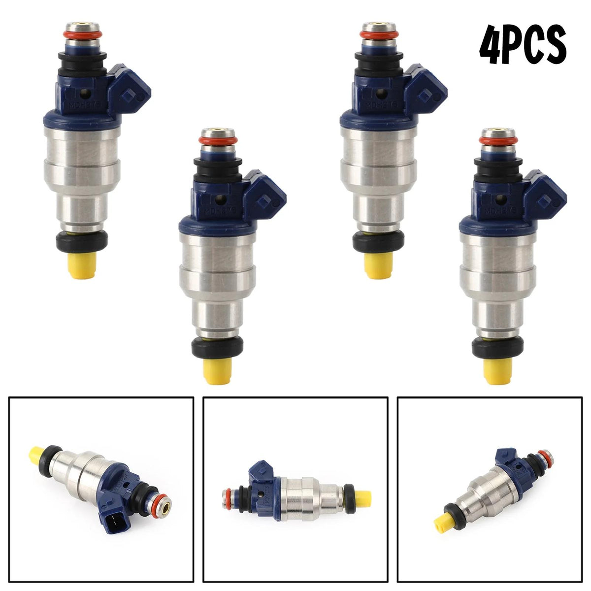 4Pcs Fuel Injectors INP-065 Fit Mitsubishi 2.4L L4 1994-1999 842-12147 MDH275 Generic