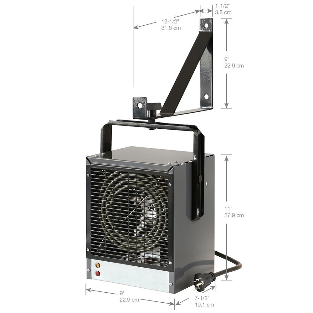 Dimplex 240 Volt Wall/Ceiling Electric Garage Heater - Grey, DGWH4031G