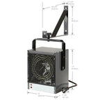 Dimplex 240 Volt Wall/Ceiling Electric Garage Heater - Grey, DGWH4031G