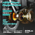 ENGWE 750W 500W Folding Electric Bike for Adults 20" 4.0 Fat Tire Mountain Beach Snow Bicycles Aluminum Electric Scooter 7 Speed Gear E-Bike with Detachable Lithium Battery 48V12.8A Up to 28MPH