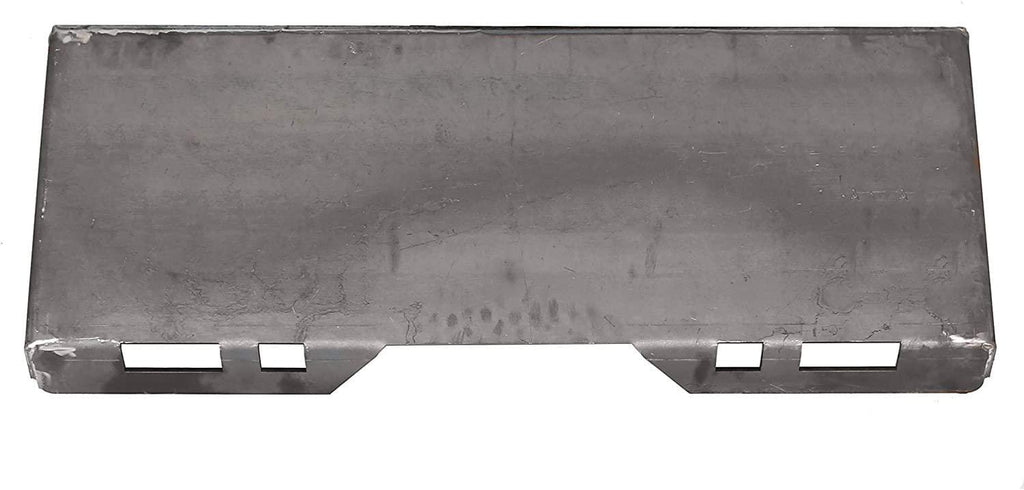 hecasa 1/2" new unpainted steel quick tach attachment skid steer mount plate loader bobcat kubota