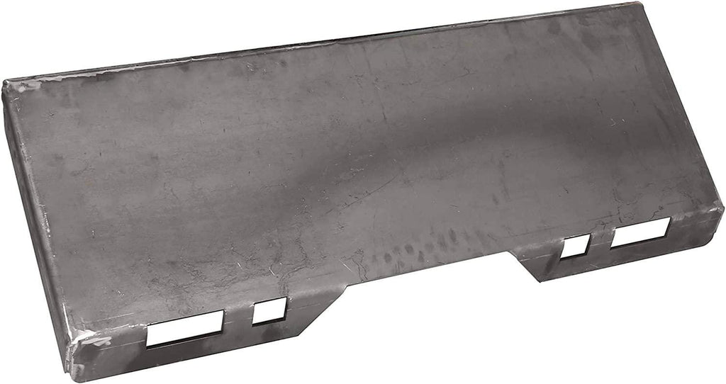 hecasa 1/2" new unpainted steel quick tach attachment skid steer mount plate loader bobcat kubota