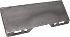 hecasa 1/2" new unpainted steel quick tach attachment skid steer mount plate loader bobcat kubota