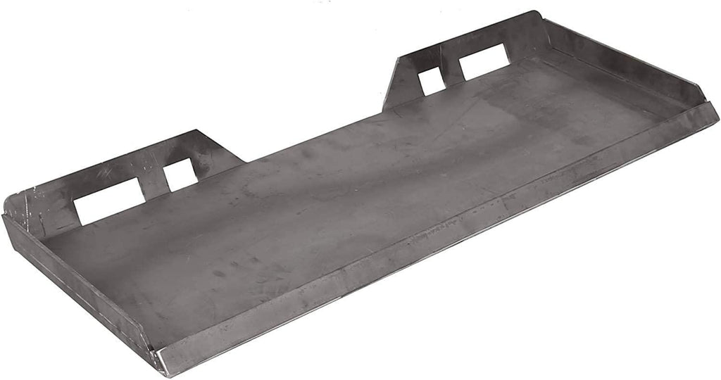 hecasa 1/2" new unpainted steel quick tach attachment skid steer mount plate loader bobcat kubota