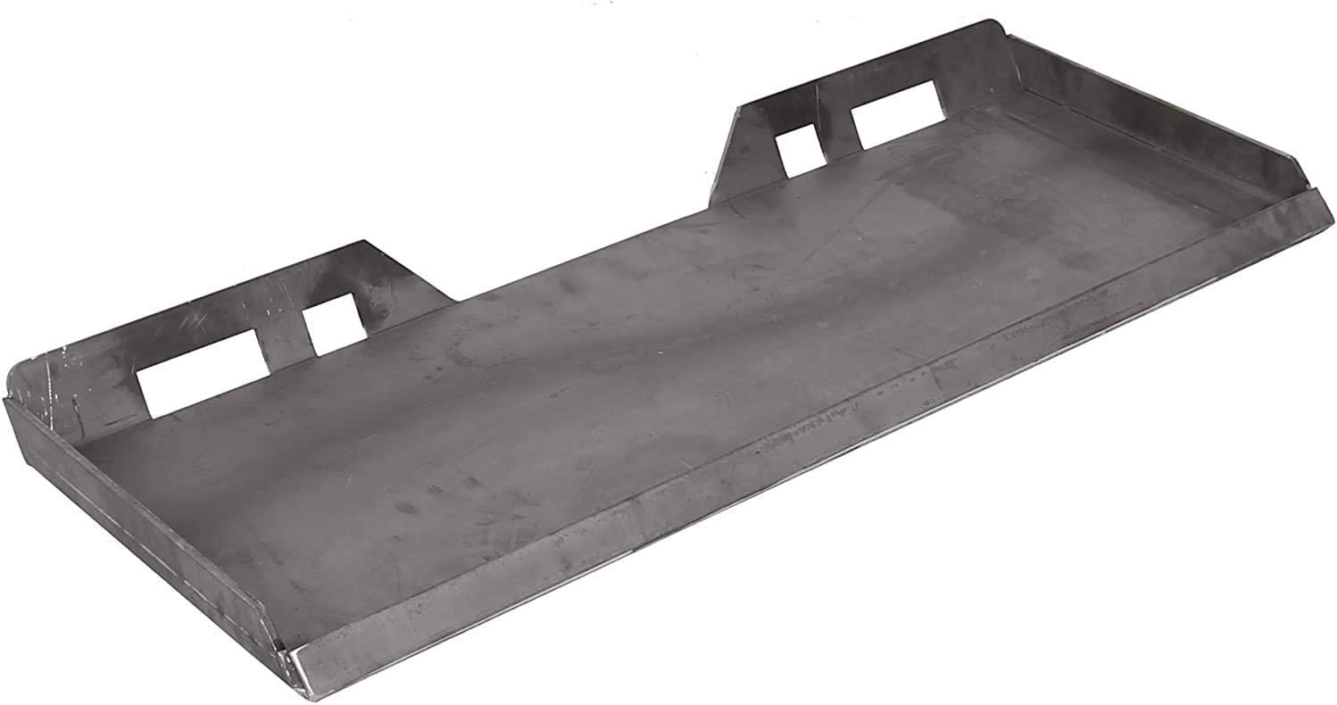 hecasa 1/2" new unpainted steel quick tach attachment skid steer mount plate loader bobcat kubota