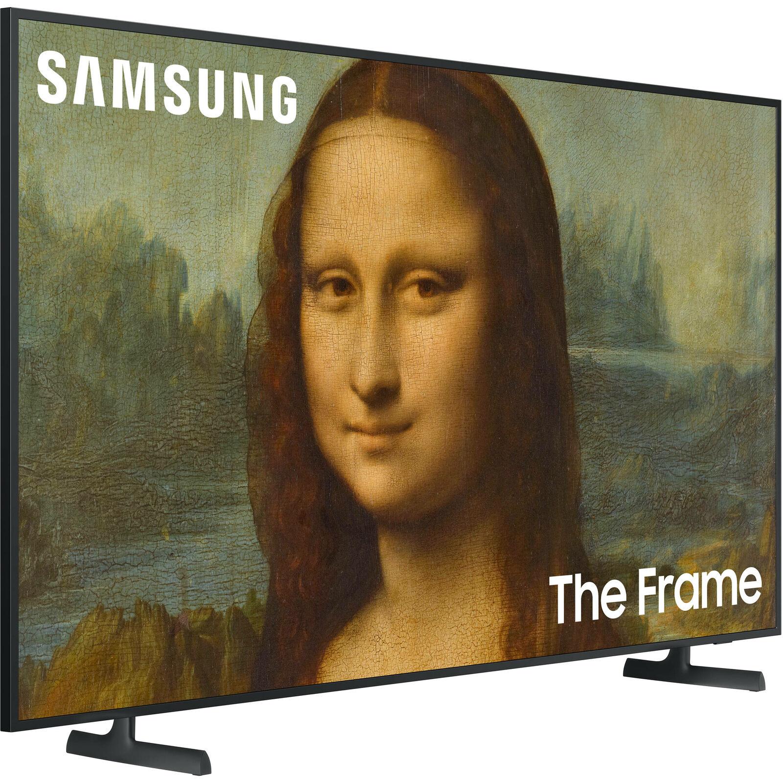 samsung the frame ls03b 55" qled 4k hdr smart tv - 2022 model