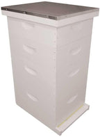 mann lake beehive kit, completely assembled kit, painted, with frames and foundation, ready to use,10 frame kit, 2 deep bee boxes, 2 medium supers, made in the usa