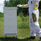 mann lake beehive kit, completely assembled kit, painted, with frames and foundation, ready to use,10 frame kit, 2 deep bee boxes, 2 medium supers, made in the usa