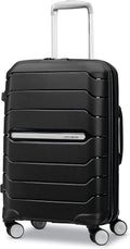 form Hardside Expandable with Double Spinner Wheels, Black, Carry-On 21-Inch