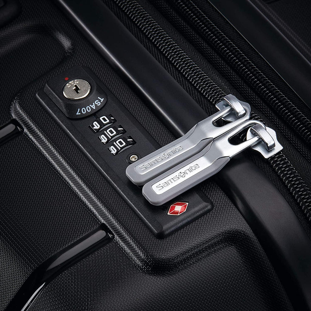 form Hardside Expandable with Double Spinner Wheels, Black, Carry-On 21-Inch