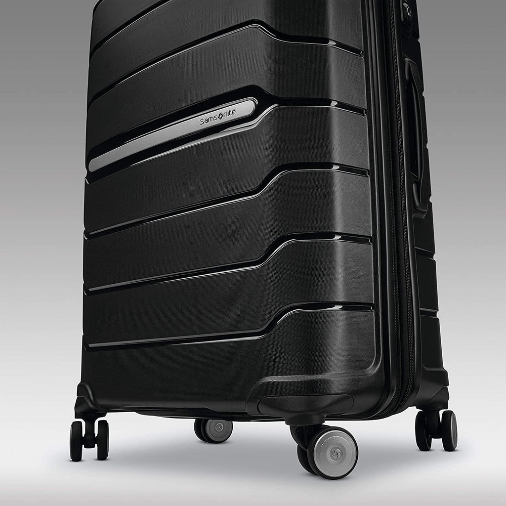 form Hardside Expandable with Double Spinner Wheels, Black, Carry-On 21-Inch