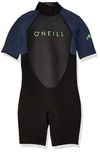 ONEILL Reactor-2 2 mm Back Zip Short Sleeve Black/Slate 10 Big Kids