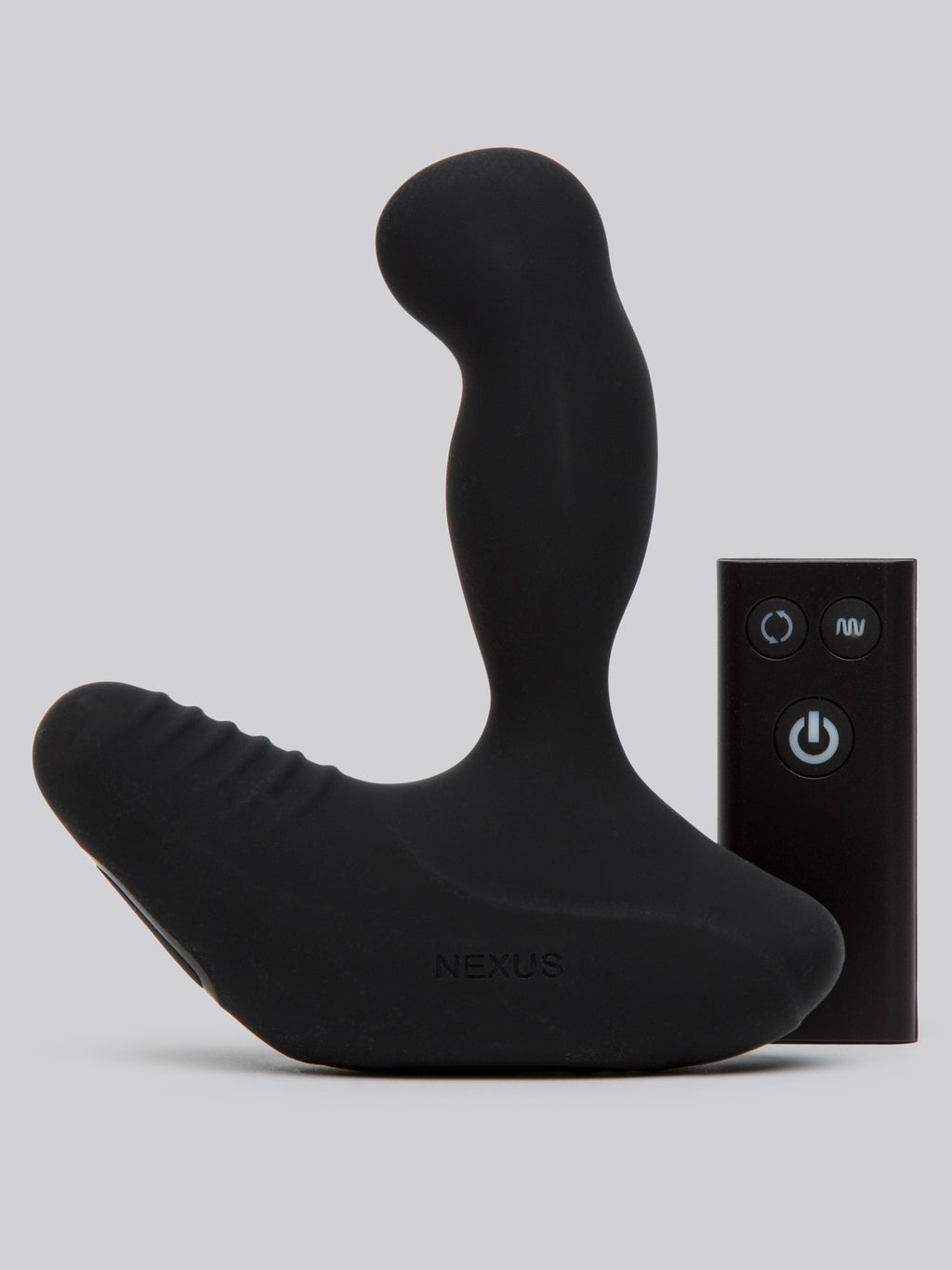 Nexus Revo Stealth Remote Control Rotating Silicone Prostate Massager, Black
