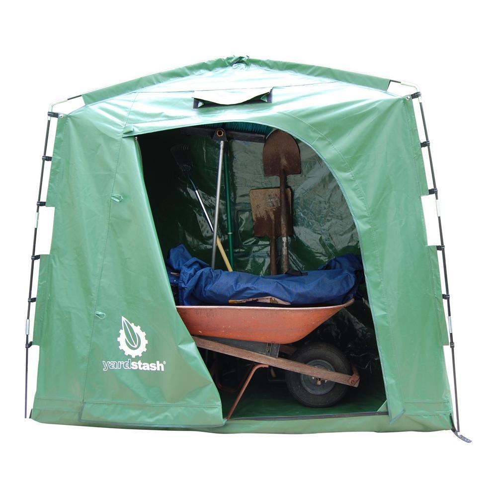74 in. W x 32 in. D IV Vinyl Tarpaulin Outdoor StoraShed Tent