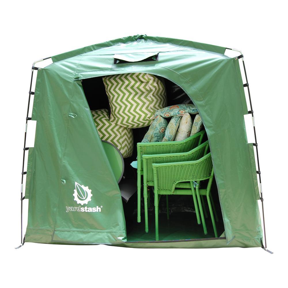 74 in. W x 32 in. D IV Vinyl Tarpaulin Outdoor StoraShed Tent