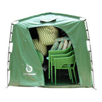 74 in. W x 32 in. D IV Vinyl Tarpaulin Outdoor StoraShed Tent