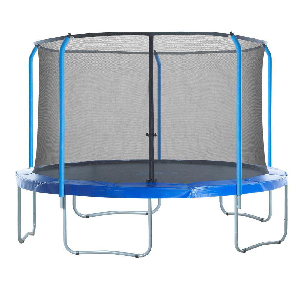 Trampoline Enclosure Set with Top Ring Enclosure System, to fit 15 ft. Round Frames, for 5 W-Shaped Legs