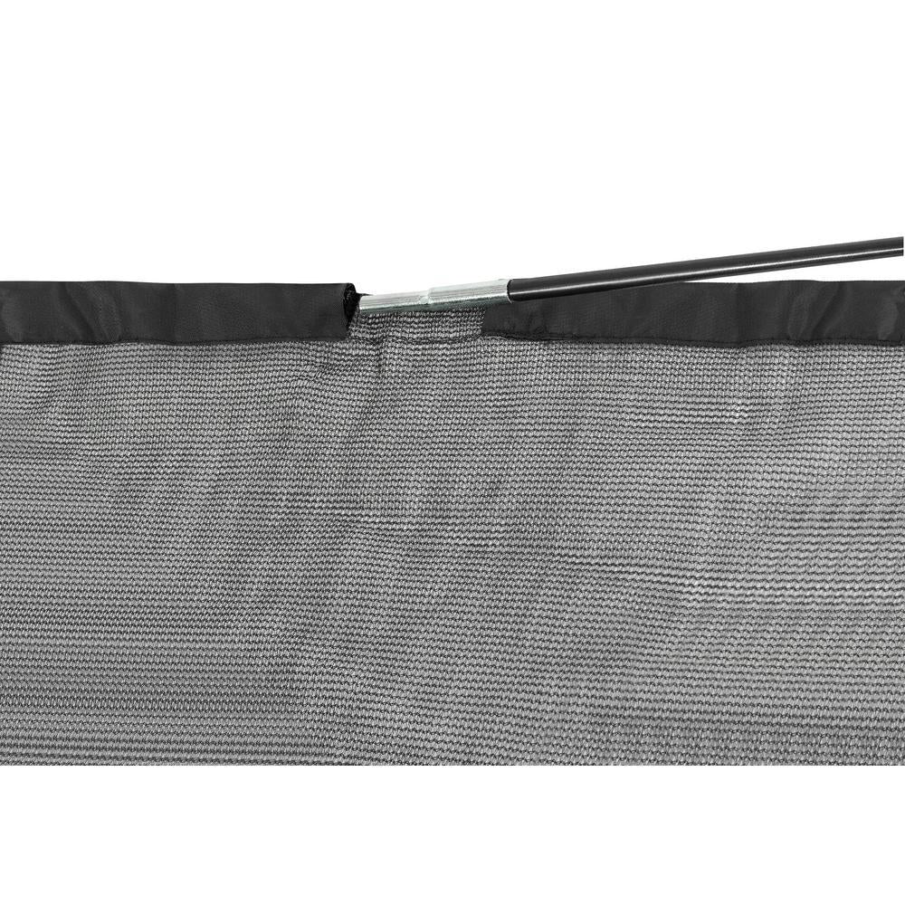 Trampoline Enclosure Set with Top Ring Enclosure System, to fit 15 ft. Round Frames, for 5 W-Shaped Legs