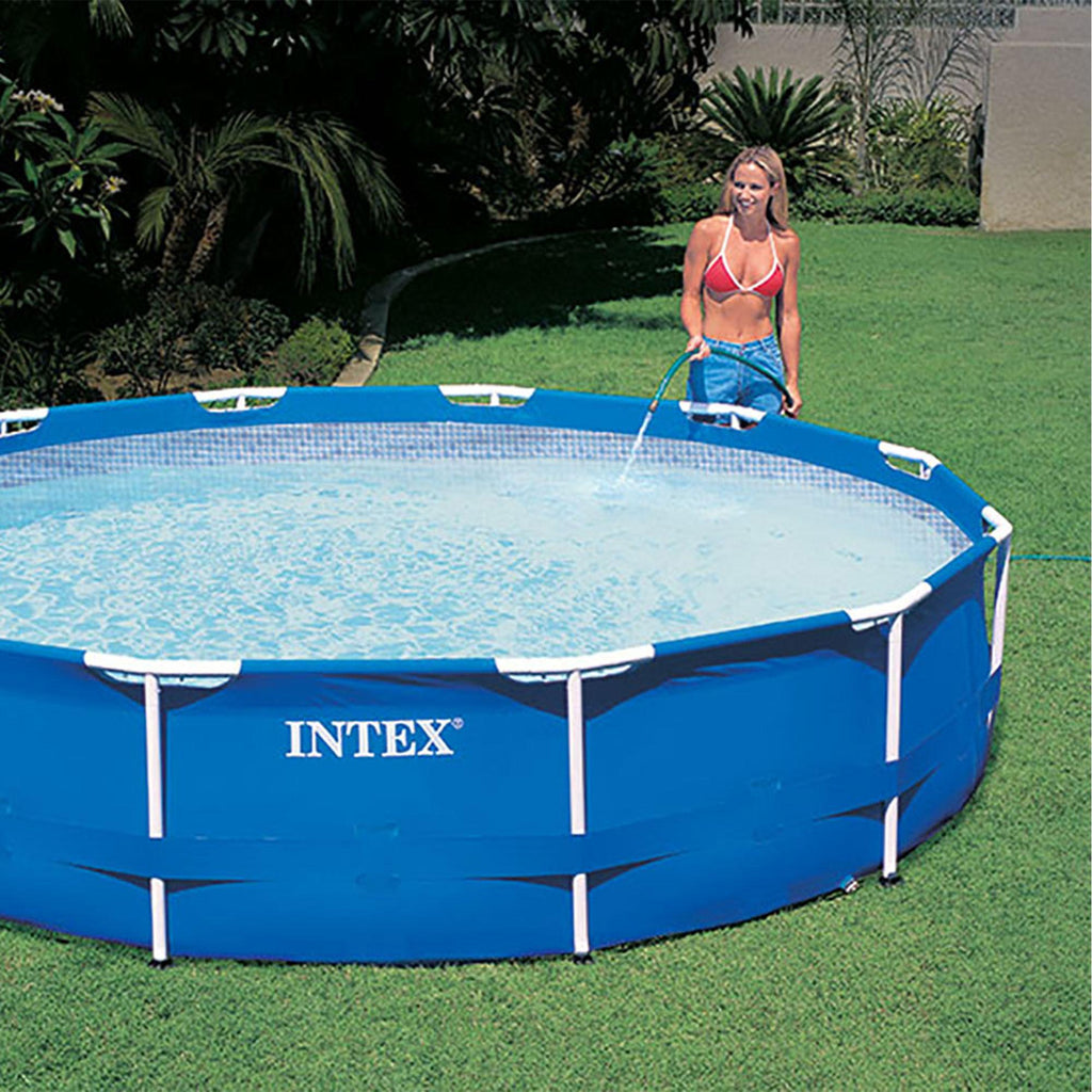 intex 12' x 30" swimming pool, cleaning kit, &amp; replacement filters (6 pack)