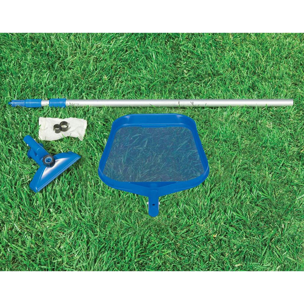 intex 12' x 30" swimming pool, cleaning kit, &amp; replacement filters (6 pack)