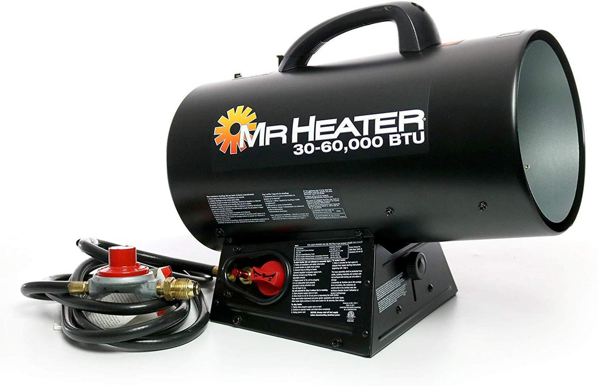 Mr. Heater MH60QFAV Portable Outdoor 60,000 BTU Forced Air Propane Shop Heater