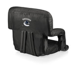 Vancouver Canucks Black Portable Reclining Stadium Seat