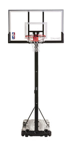 Spalding NBA 54" Portable Screw Jack Basketball Hoop with Polycarbonate Backboard