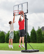 Spalding NBA 54" Portable Screw Jack Basketball Hoop with Polycarbonate Backboard
