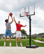 Spalding NBA 54" Portable Screw Jack Basketball Hoop with Polycarbonate Backboard