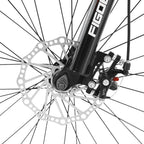 HOMBOM 26 Inch Mountain Bike With 21 Speed Dual Disc Brakes Full Suspension Non-slip