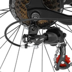 HOMBOM 26 Inch Mountain Bike With 21 Speed Dual Disc Brakes Full Suspension Non-slip